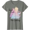 imageStar Wars Rey Girls Rule The Galaxy TShirtOlive Heather