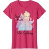 imageStar Wars Rey Girls Rule The Galaxy TShirtRed Heather