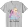 imageStar Wars Rey Girls Rule The Galaxy TShirtSilver Grey