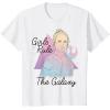 imageStar Wars Rey Girls Rule The Galaxy TShirtWhite