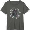 imageStar Wars The Mandalorian Retro Luke Skywalker Circle TShirtAsphalt Grey