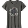 imageStar Wars The Mandalorian Retro Luke Skywalker Circle TShirtAsphalt Grey
