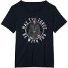 imageStar Wars The Mandalorian Retro Luke Skywalker Circle TShirtBlack