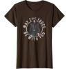 imageStar Wars The Mandalorian Retro Luke Skywalker Circle TShirtBrown