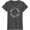 imageStar Wars The Mandalorian Retro Luke Skywalker Circle TShirtDark Heather Grey