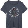 imageStar Wars The Mandalorian Retro Luke Skywalker Circle TShirtHeather Blue