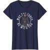 imageStar Wars The Mandalorian Retro Luke Skywalker Circle TShirtNavy Blue