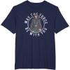 imageStar Wars The Mandalorian Retro Luke Skywalker Circle TShirtNavy Blue