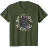 imageStar Wars The Mandalorian Retro Luke Skywalker Circle TShirtOlive Green