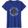 imageStar Wars The Mandalorian Retro Luke Skywalker Circle TShirtRoyal Blue