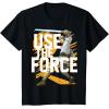 imageStar Wars Use The Force Luke Skywalker Graphic TShirt TShirtBlack