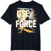 imageStar Wars Use The Force Luke Skywalker Graphic TShirt TShirtBlack