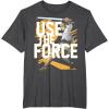 imageStar Wars Use The Force Luke Skywalker Graphic TShirt TShirtDark Heather Grey