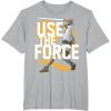 imageStar Wars Use The Force Luke Skywalker Graphic TShirt TShirtHeather Grey