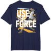 imageStar Wars Use The Force Luke Skywalker Graphic TShirt TShirtNavy Blue