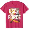 imageStar Wars Use The Force Luke Skywalker Graphic TShirt TShirtRed Heather