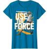 imageStar Wars Use The Force Luke Skywalker Graphic TShirt TShirtSapphire Blue