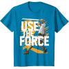 imageStar Wars Use The Force Luke Skywalker Graphic TShirt TShirtSapphire Blue