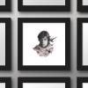 imageTrends International Gallery Pops Star Wars Saga  Luke Skywalker Artistic Atmosphere Wall Art Wall Poster 12quot x 12quot Black Framed VersionBlack Framed Version