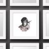 imageTrends International Gallery Pops Star Wars Saga  Luke Skywalker Artistic Atmosphere Wall Art Wall Poster 12quot x 12quot Black Framed VersionWhite Framed Version