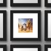imageTrends International Gallery Pops Star Wars Saga  Moments Edge R2D2 and C3PO Wall Art Wall Poster 1200quot x 1200quot Black Frame VersionBlack Frame Version