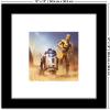 imageTrends International Gallery Pops Star Wars Saga  Moments Edge R2D2 and C3PO Wall Art Wall Poster 1200quot x 1200quot Black Frame VersionBlack Frame Version