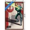 imageTrends International Star Wars Return of The Jedi  Luke Wall Poster 34L x 224W Premium Unframed VersionMahogany Framed Version