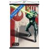 imageTrends International Star Wars Return of The Jedi  Luke Wall Poster 34L x 224W Premium Unframed VersionPremium Print and Black Hanger Bundle