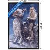 imageTrends International Star Wars The Empire Strikes Back by AJ Frena Wall Poster 34L x 224W Premium Unframed VersionBlack Framed Version