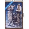 imageTrends International Star Wars The Empire Strikes Back by AJ Frena Wall Poster 34L x 224W Premium Unframed VersionMahogany Framed Version