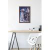 imageTrends International Star Wars The Empire Strikes Back by AJ Frena Wall Poster 34L x 224W Premium Unframed VersionMahogany Framed Version