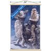 imageTrends International Star Wars The Empire Strikes Back by AJ Frena Wall Poster 34L x 224W Premium Unframed VersionPremium Print and Beechwood Hanger Bundle