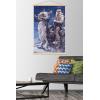 imageTrends International Star Wars The Empire Strikes Back by AJ Frena Wall Poster 34L x 224W Premium Unframed VersionPremium Print and Beechwood Hanger Bundle