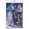 imageTrends International Star Wars The Empire Strikes Back by AJ Frena Wall Poster 34L x 224W Premium Unframed VersionPremium Print and White Hanger Bundle
