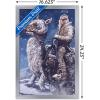 imageTrends International Star Wars The Empire Strikes Back by AJ Frena Wall Poster 34L x 224W Premium Unframed VersionSilver Framed Version