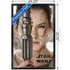 imageTrends International Star Wars The Force Awakens  Rey Portrait Wall Poster 22375quot x 34quot Premium Unframed VersionBlack Framed Version