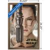imageTrends International Star Wars The Force Awakens  Rey Portrait Wall Poster 22375quot x 34quot Premium Unframed VersionBronze Framed Version