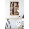 imageTrends International Star Wars The Force Awakens  Rey Portrait Wall Poster 22375quot x 34quot Premium Unframed VersionPremium Print and Beechwood Hanger Bundle