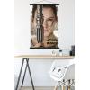 imageTrends International Star Wars The Force Awakens  Rey Portrait Wall Poster 22375quot x 34quot Premium Unframed VersionPremium Print and Black Hanger Bundle