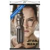 imageTrends International Star Wars The Force Awakens  Rey Portrait Wall Poster 22375quot x 34quot Premium Unframed VersionPremium Print and Black Hanger Bundle