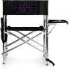 imagePICNIC TIME Star Wars R2D2 Sports Chair with Side Table Beach Chair Camp Chair for Adults Navy BlueBlack