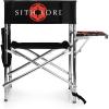 imagePICNIC TIME Star Wars R2D2 Sports Chair with Side Table Beach Chair Camp Chair for Adults Navy BlueStar Wars Darth Vader  Black