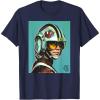 imageStar Wars Luke Skywalker Pilot of the Year TShirtNavy Blue