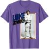 imageStar Wars Luke Skywalker Smiling Card Graphic TShirt TShirtPurple Heather