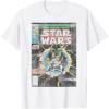 imageStar Wars Luke Skywalker Vintage Comic Cover TShirtWhite