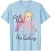 imageStar Wars Rey Girls Rule The Galaxy TShirtBaby Blue