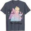 imageStar Wars Rey Girls Rule The Galaxy TShirtHeather Blue