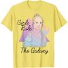 imageStar Wars Rey Girls Rule The Galaxy TShirtLemon Yellow