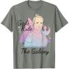 imageStar Wars Rey Girls Rule The Galaxy TShirtOlive Heather