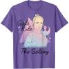 imageStar Wars Rey Girls Rule The Galaxy TShirtPurple Heather